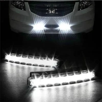 8 led daytime running light 12v cars drl the fog driving daylight head drl lamps for automatic navigation lights singnal lamp