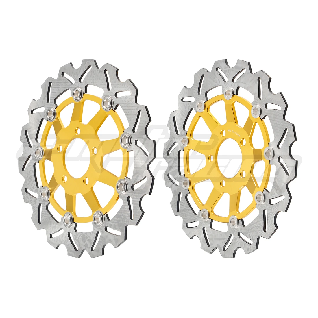 Motorcycle Front Floating Brake Discs Rotors For KAWASAKI ZRX400 ZR400 1994-2001 ZXR400 1989-1990 ZZR400 ZX400 1990-1999