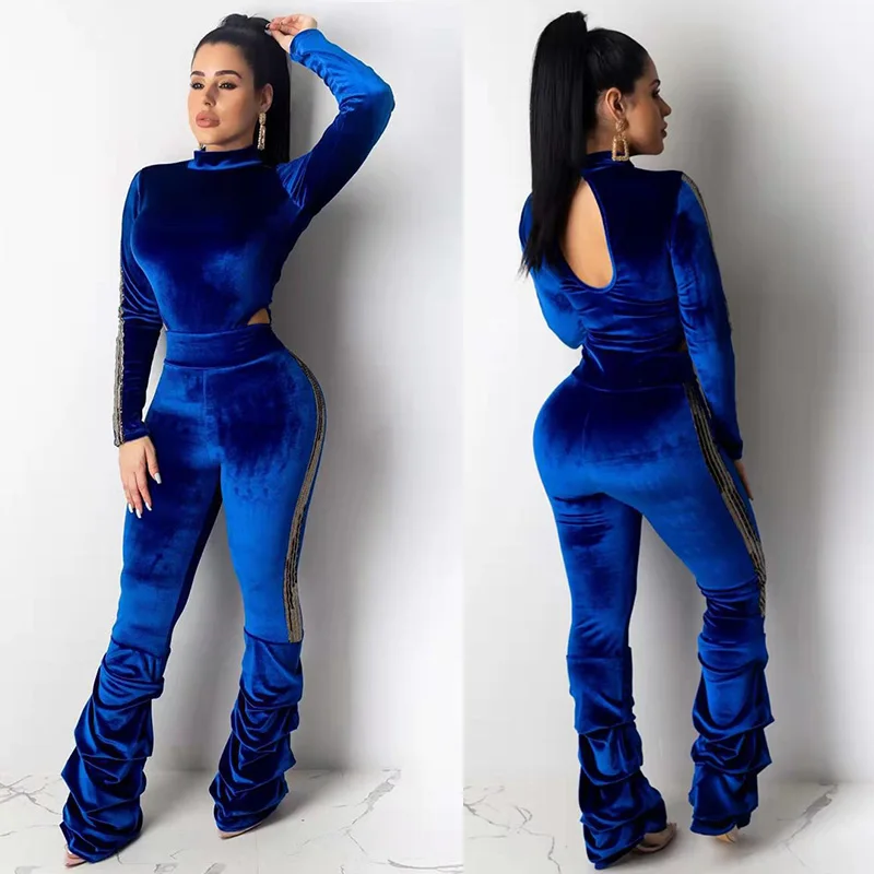 Сексуальные комплекты из 2 предметов Женская праздничная одежда лоскутный Топ с