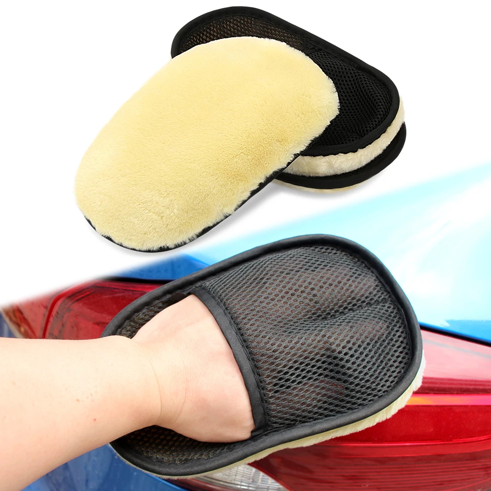 Тюнинг автомобиля шерстяные мягкие перчатки для мойки чистящая щетка Citroen C4 C5 C3