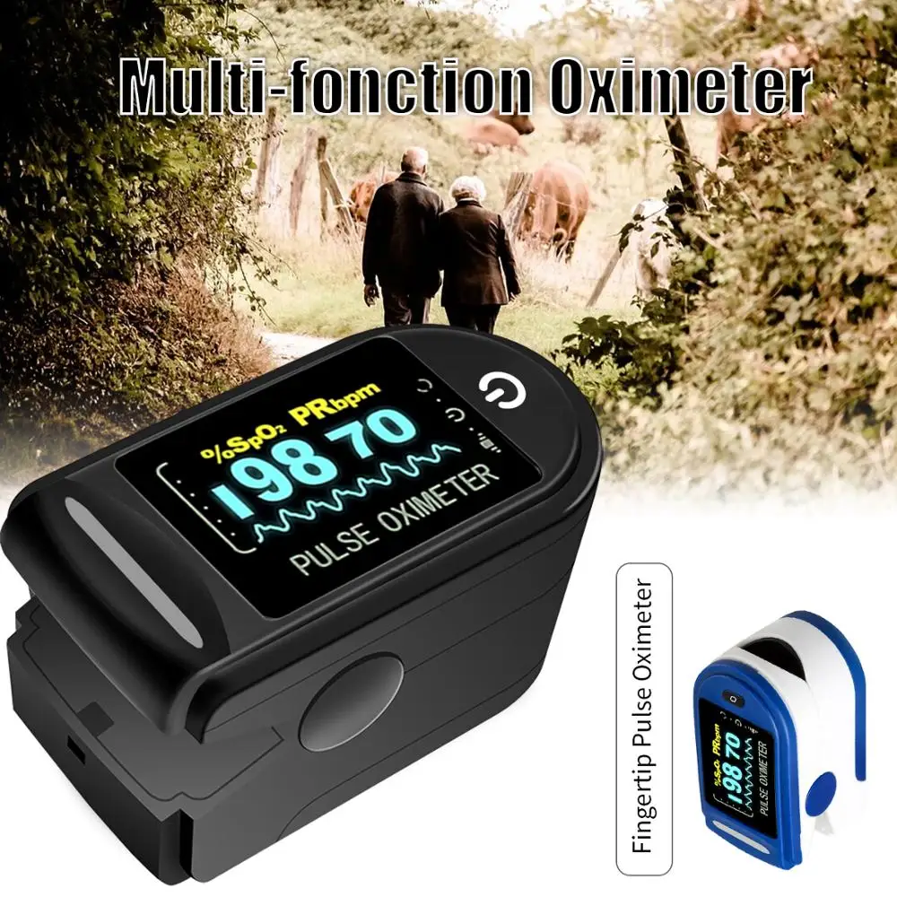 

Medical Blood Oxygen Monitor Finger Clip Pulse Oximeter Display Oximeter Finger Health Dignostic Monitor Oximeter