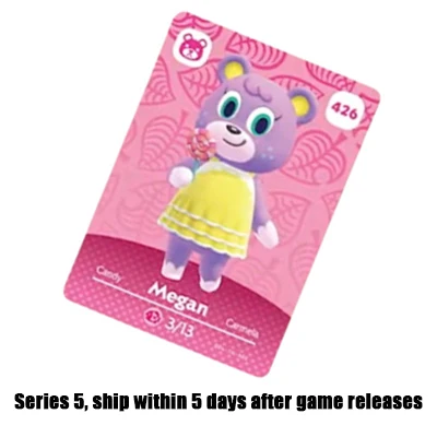 

426 Megan NFC Printed Card Animal Series 5 NFC Printed Cards Work for Games