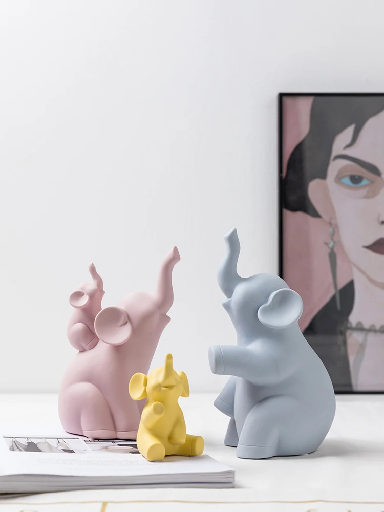 Нордические современные животные керамические украшения милые Креативные