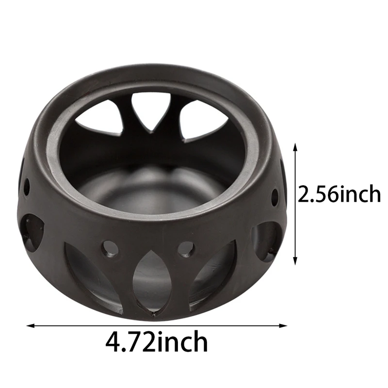 Ceramic Candle Heating Base Insulation Tea Ceremony Warmer Teapot Wine Pot Holder Aromatherapy Furnace Style | Дом и сад