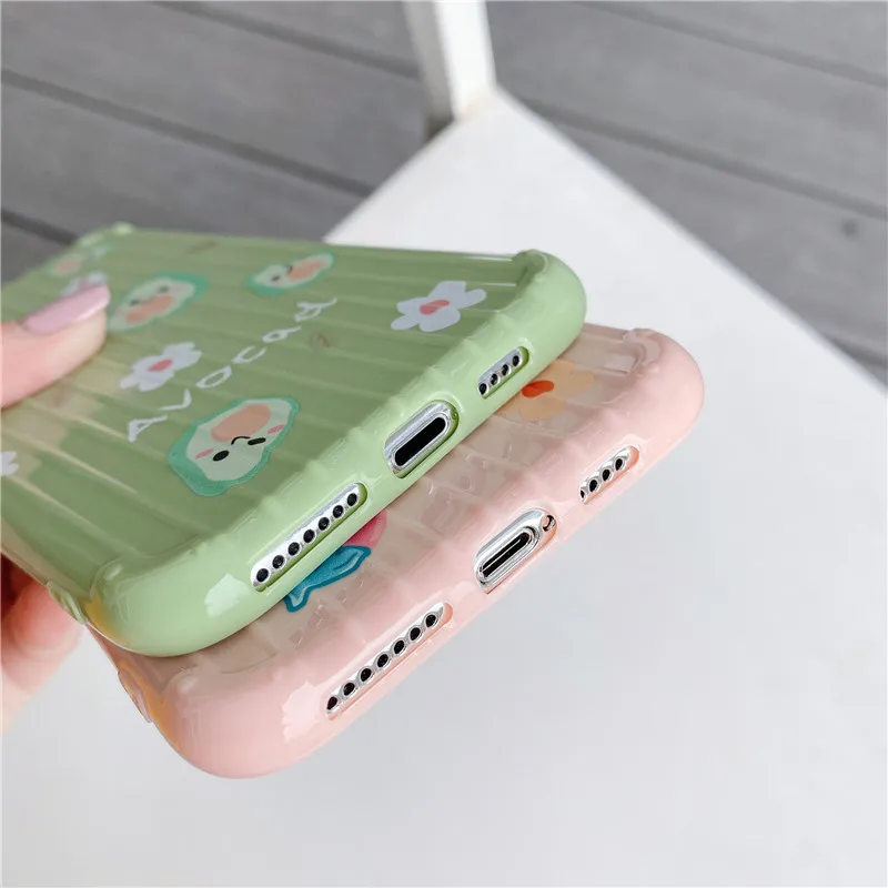 

Hot Avocado Strawberry Soft Phone Case For Huawei P20 P30 P40 Pro Mate 20 30 Lite Glossly Travel Suitcase Silicon Back Cover