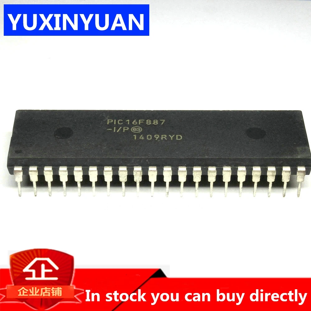 

5 шт. PIC16F887 PIC16F887-I/P 16F887 DIP40 100% тест в наличии