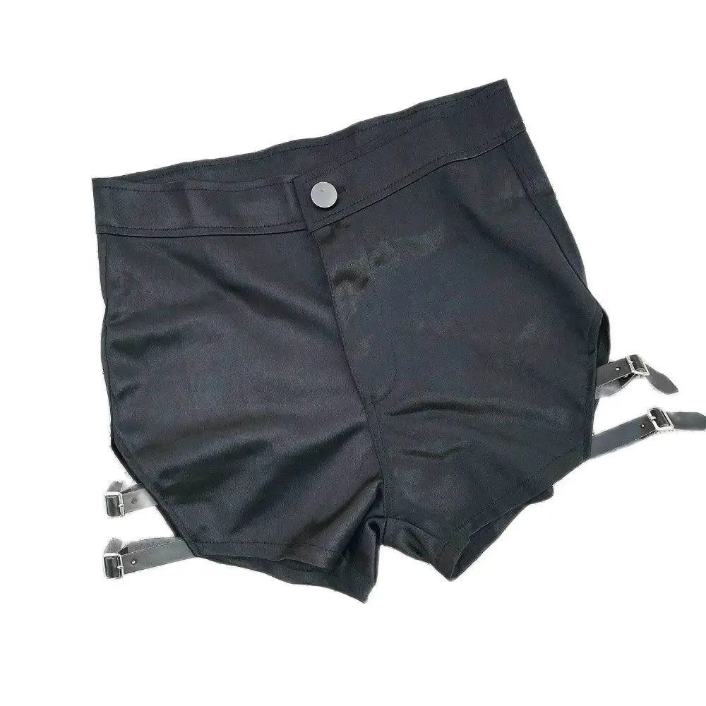 Новые женские черные сексуальные джинсовые обтягивающие шорты с высокой талией S