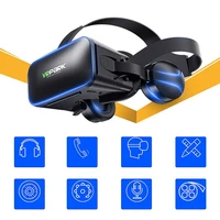 adjustable 3d vr glasses headset version virtual reality for smartphone headset goggles videogame with wireless handel game pad