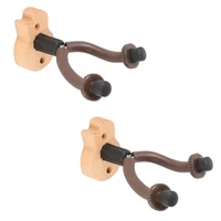 2pcs guitar hanger hook holder wall mount stand for electric acoustic guitars bass ukulele guitar accessories