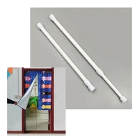 4pcsset japanese window door curtain adjustable tension rods cupboard shower curtains security bars locks for kitchen