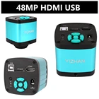 Цифровой мини-видеомикроскоп Full HD, 13 МП, 16 МП, 21 МП, 38 МП, 48 МП, HDMI, VGA, камера с промышленным креплением для телефона