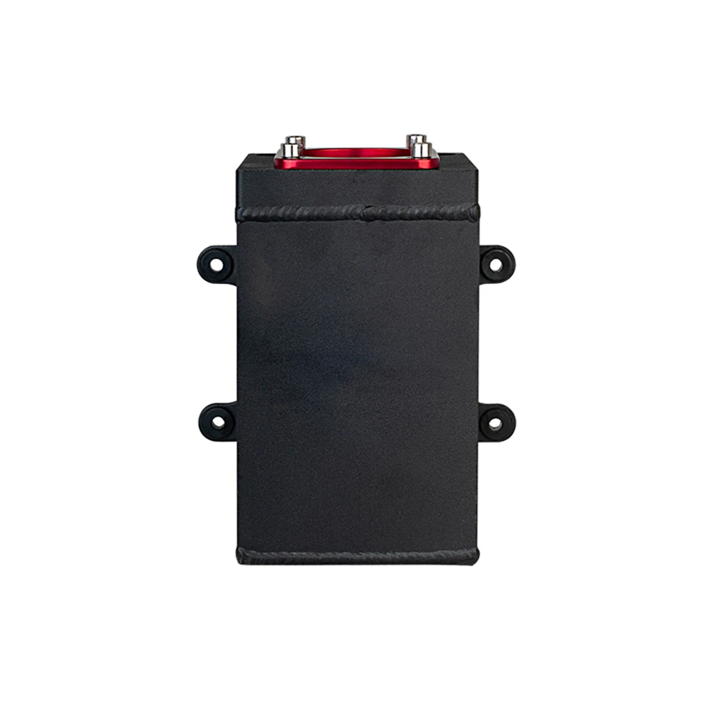 

60mm Black Oil Storage Tank for 044 Fuel Pump Billet Aluminum Fuel Surge Tank with Fuel Adapter