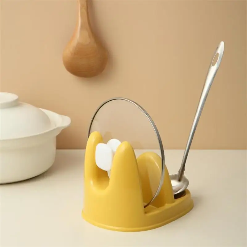 Новый органайзер для кухни полка крышки кастрюли пластиковый держатель ложки