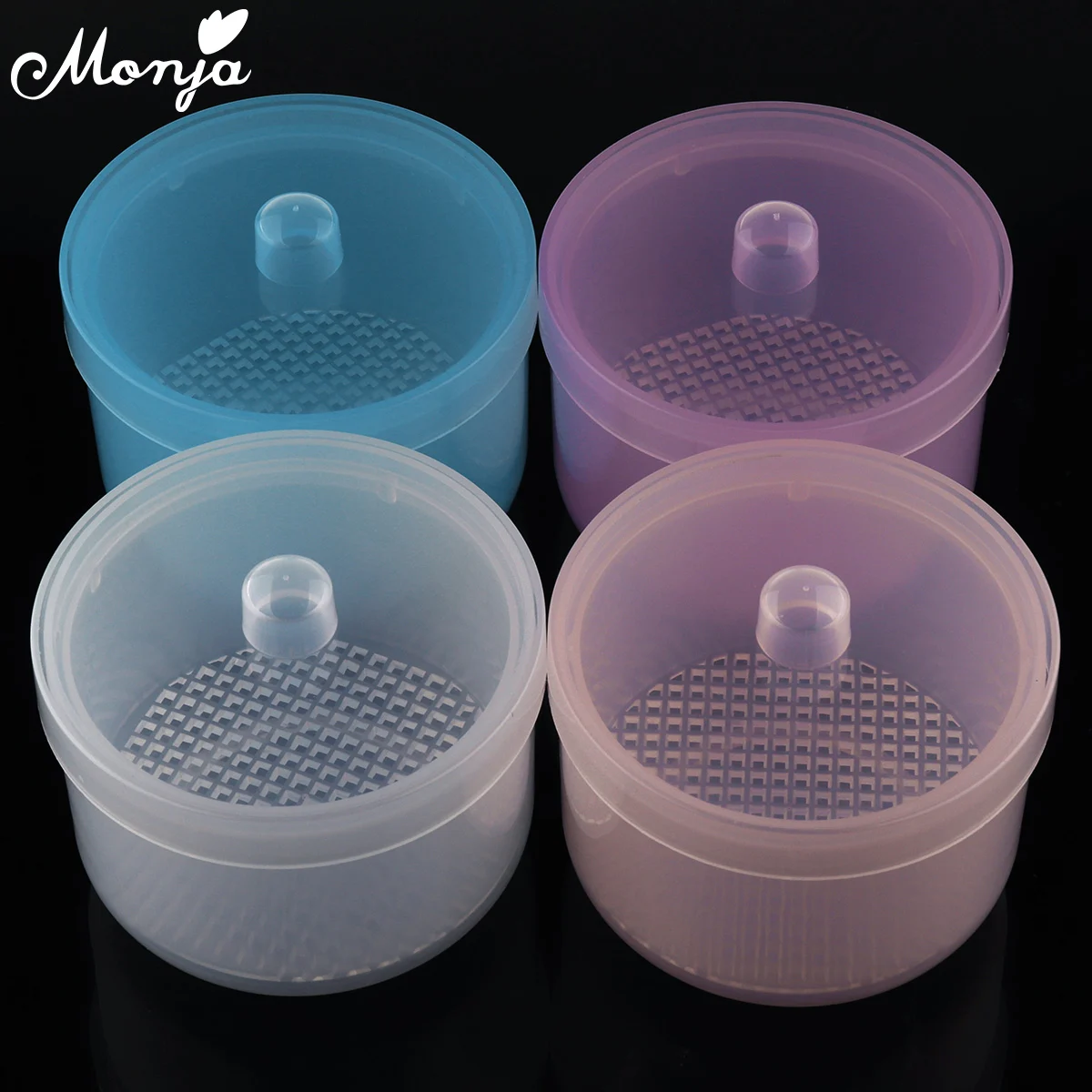 Сверло для маникюра Monja 4 вида цветов стерилизатор с фильтром контейнер хранения