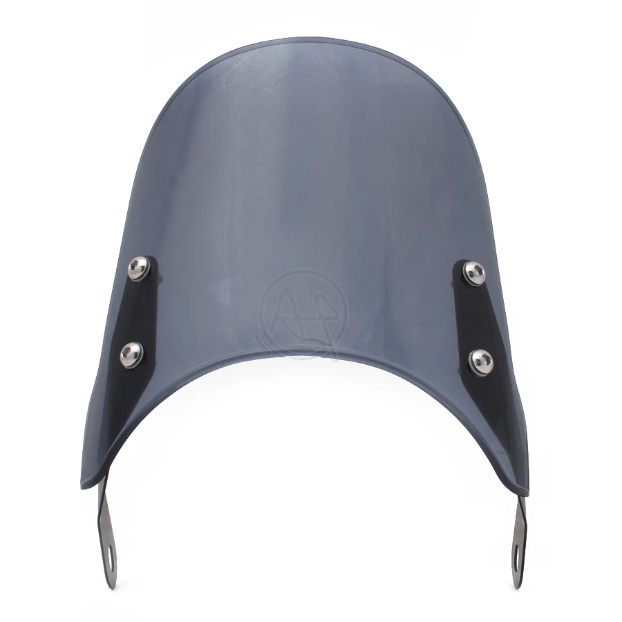 Серый Ветровое стекло Pare-brise для Triumph Bonneville/SE/T100/T120 2001-, Thruxton 900 03-15 Мотоцикл ветрового стекла ветровые дефлекторы - Цвет: Серый