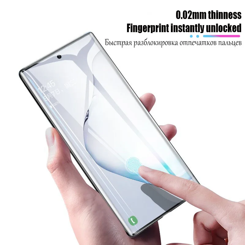 Защитная пленка для Samsung Galaxy Note 20 A71 M51 M31 M21 M11 A41 A21S A50 A7 2018 S21 J6 J4 Plus Гидрогелевая -