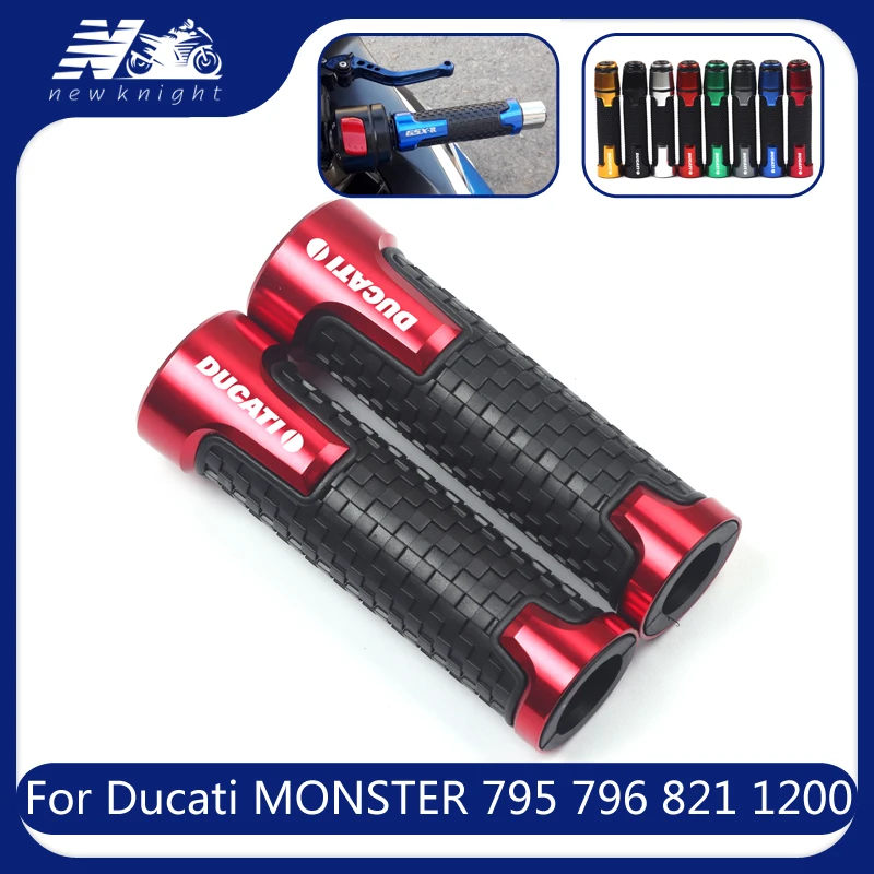 

For Ducati MONSTER 795 796 821 1200 1200S Hypermotard Monster 695 Motorcycle 7/8'' 22MM Handlebar Grips End Motorbike Handle Bar