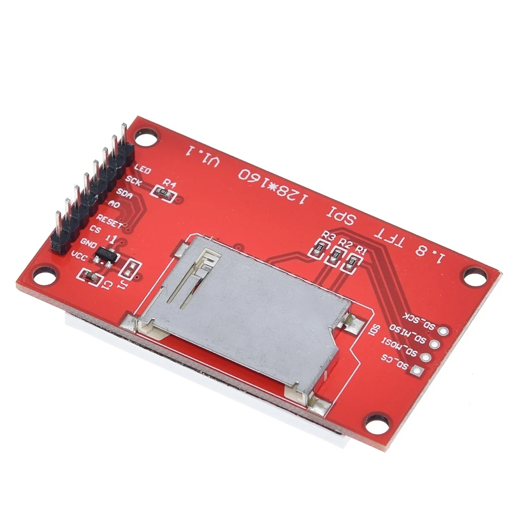 ShengYang 1,8 дюймов TFT lcd модуль ЖК-экран модуль SPI серийный 51 драйверы 4 IO драйвер TFT Разрешение 128*160