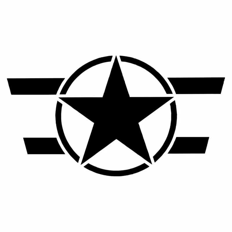 

Star Car Sticker Motorcycle PVC Sticker Black/silver 12.7cm * 7.1cm