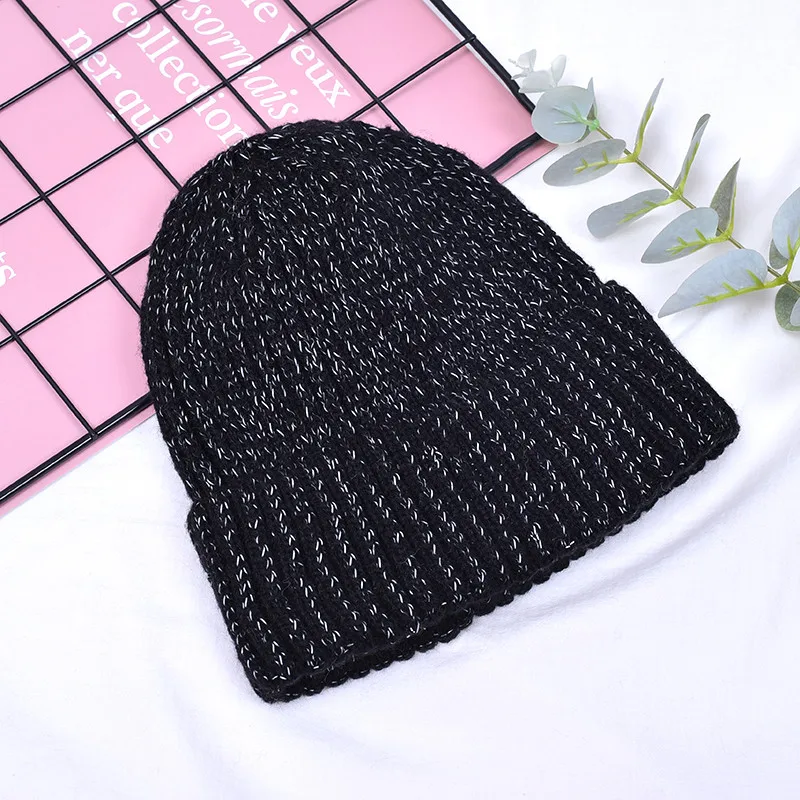 Зимний берет женская вязаная акриловая плотная теплая мягкая шапка Женская