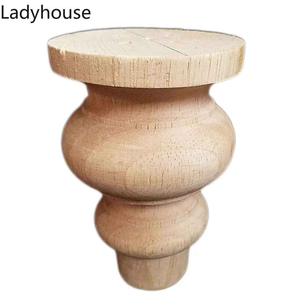 

1PC 12cm Wood Sofa Feet European Style Carving Furniture Replacement Feet Wooden Furniture Feet for Cabinet Table Chair Legs