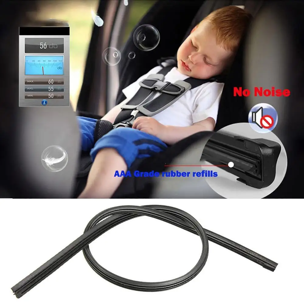2pcs Car Vehicle Insert Rubber Strip Wiper Blade (Refill) 26&quot Soft Boneless Accessories | Автомобили и мотоциклы