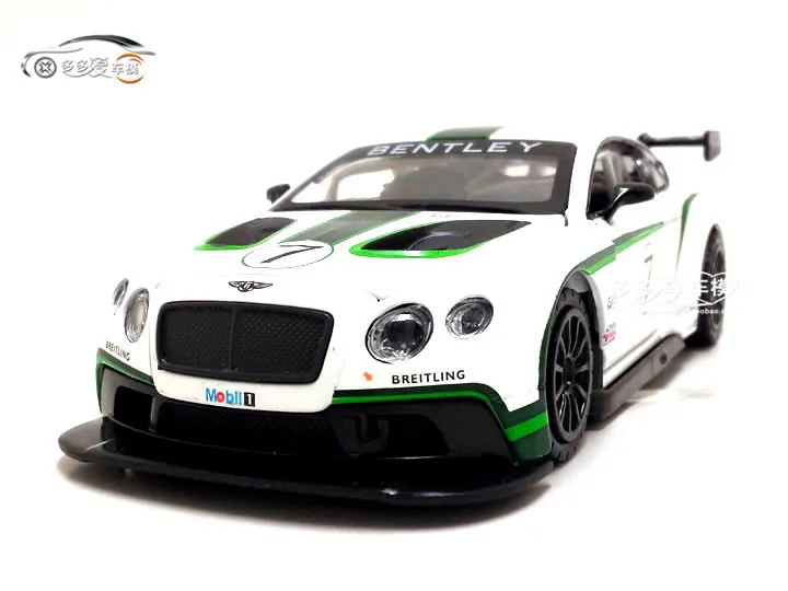 Горячая 1:32 Bentley Континентальный GT3 литой автомобиль литые Автомобили Модель оттягивающийся звуковой светильник Коллекция подарков игрушки для детей