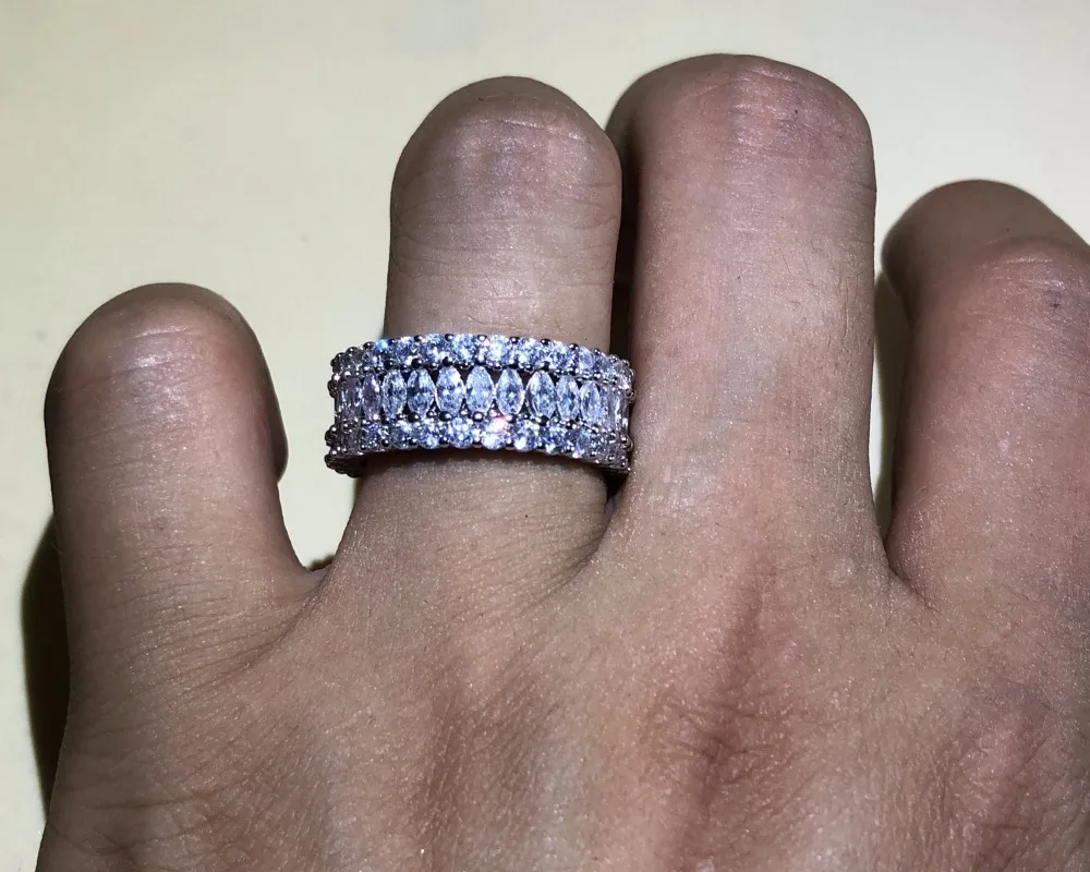 Женское кольцо из серебра 925 пробы с фианитом|Кольца| |