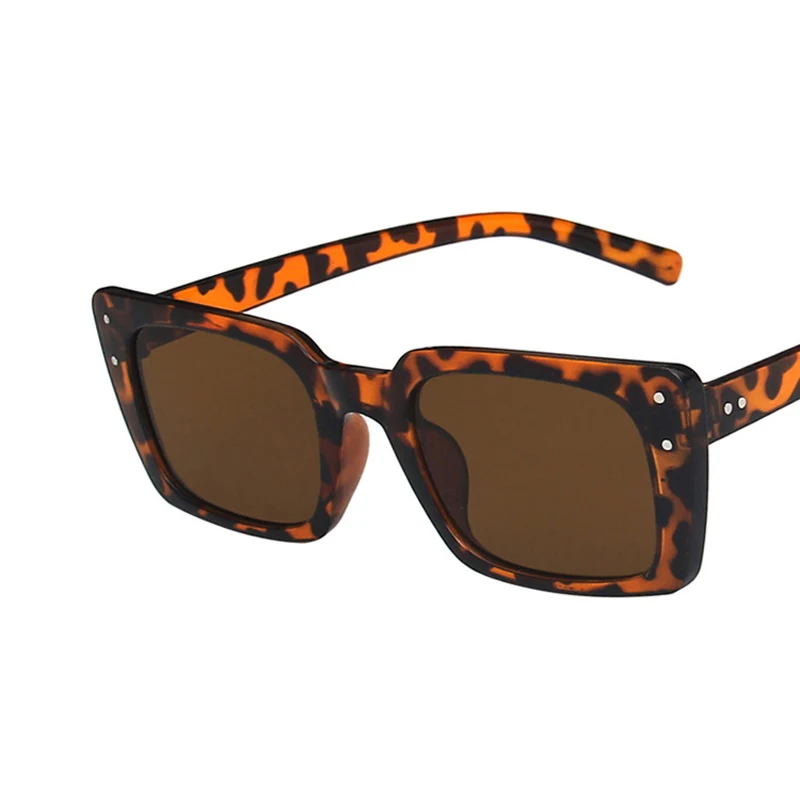 

Fashion Rectangle Women Sunglasses Trendy Shades For Lies Square Sun Glasses Female UV400 2021 New Style