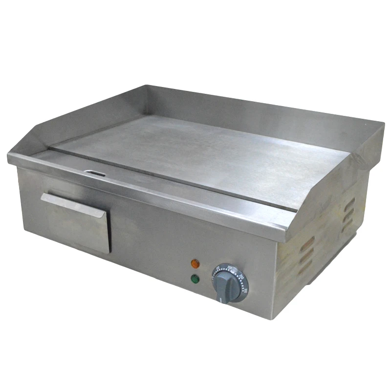 Нержавеющая сталь плоские и рифленые Электрический гриль рифленая Жареные