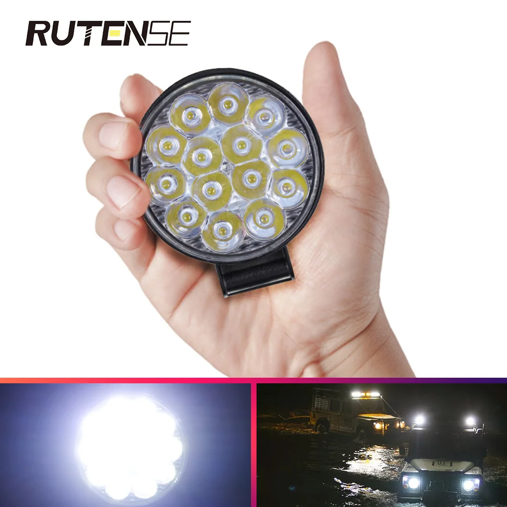 

Светодиодсветильник для мотоциклов и прожектор для внедорожника, аксессуары для мотоциклов, 4x4, 12/24 в