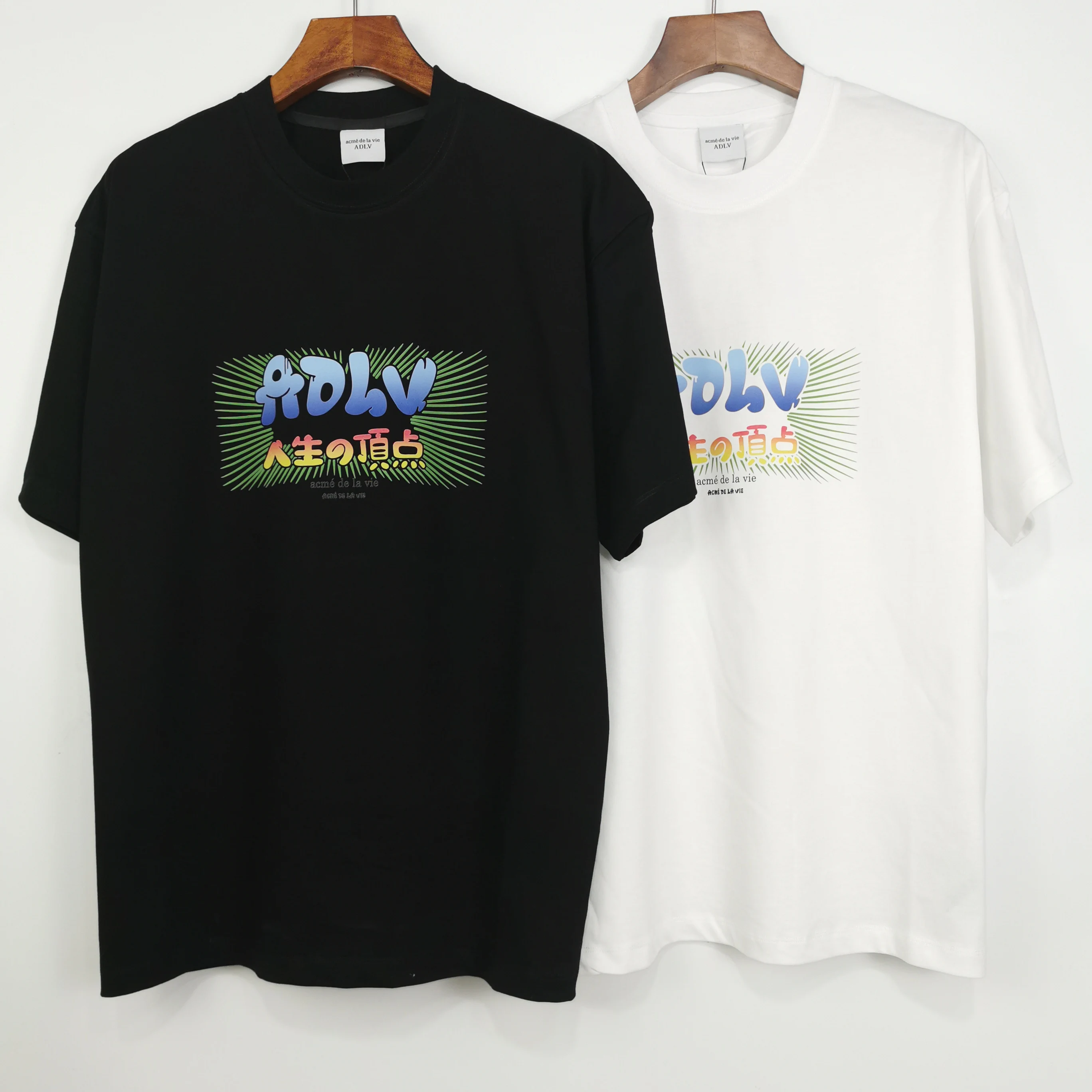 

Oversized T-shirts ADLV acme de la vie Alt tshirt Simple Art Font Retro Street Attachment Clothing