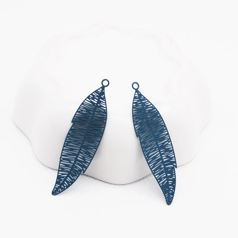 20 шт./лот новинка милые туфли-лодочки с филигранными Перо очарование Материал