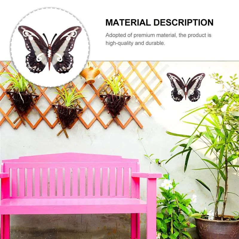 

1 Pc Vivid Butterfly Unique Wall Decor Metal Butterfly Hanging Ornaments for Decoration