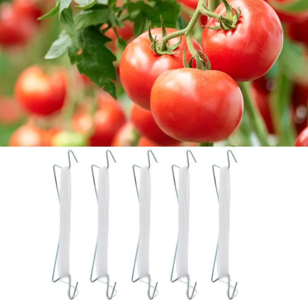 

5Pcs Plant vegetable hook Plant growth puller Hook Tomato Support Hooks Eco-friendly Flexible Plastic Efficient Plant Growth