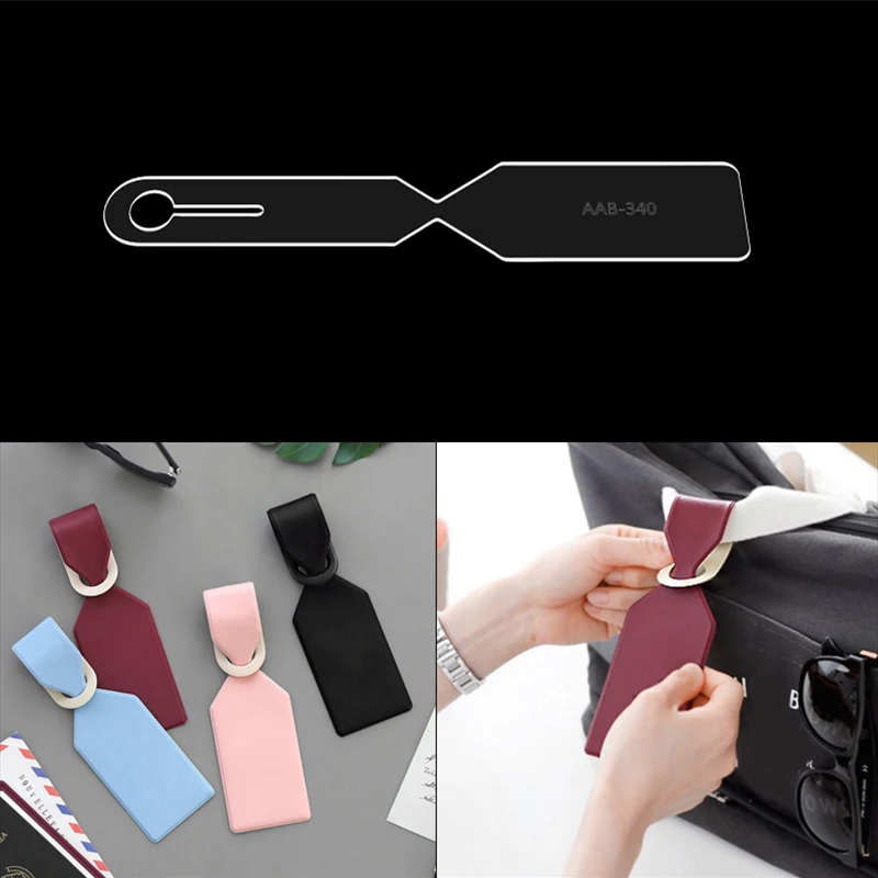 Самолёт брендовая багажная бирка Тип рисунок Сделай Сам кожаные изделия