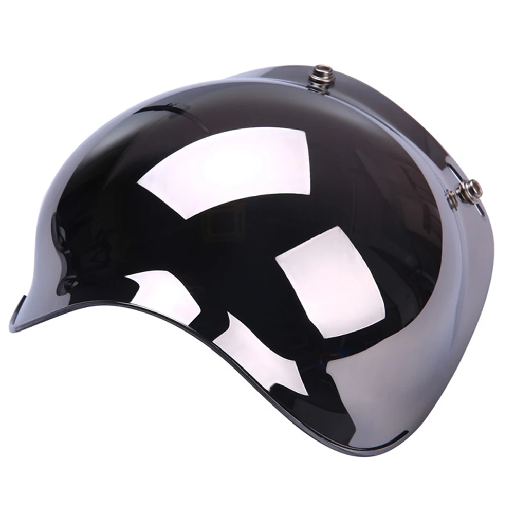 Motorcycle Helmet Lens Retro Bubble Lenses Three Button Type PC Visor Mirror Cycling Windproof A35 | Автомобили и мотоциклы