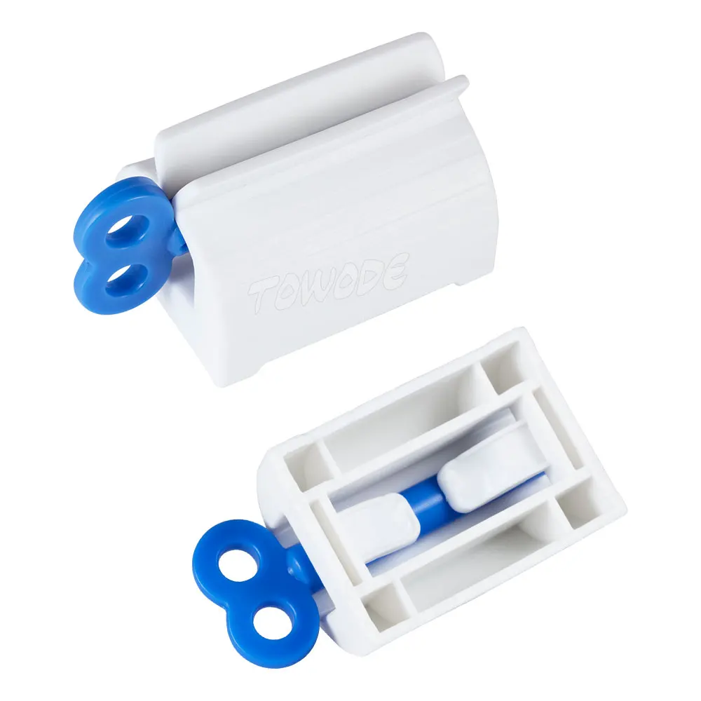 Многофункциональный синий ручной экструдер для зубной пасты пластиковый мытья