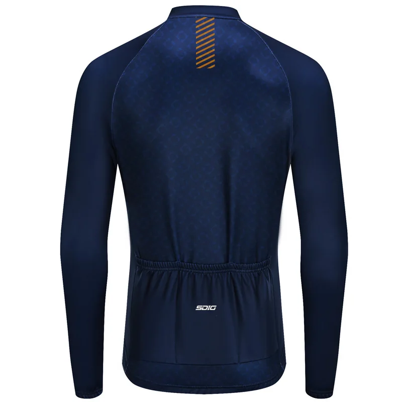 2019 лучшее качество Мужская велосипедная Джерси с длинным рукавом Тепловая