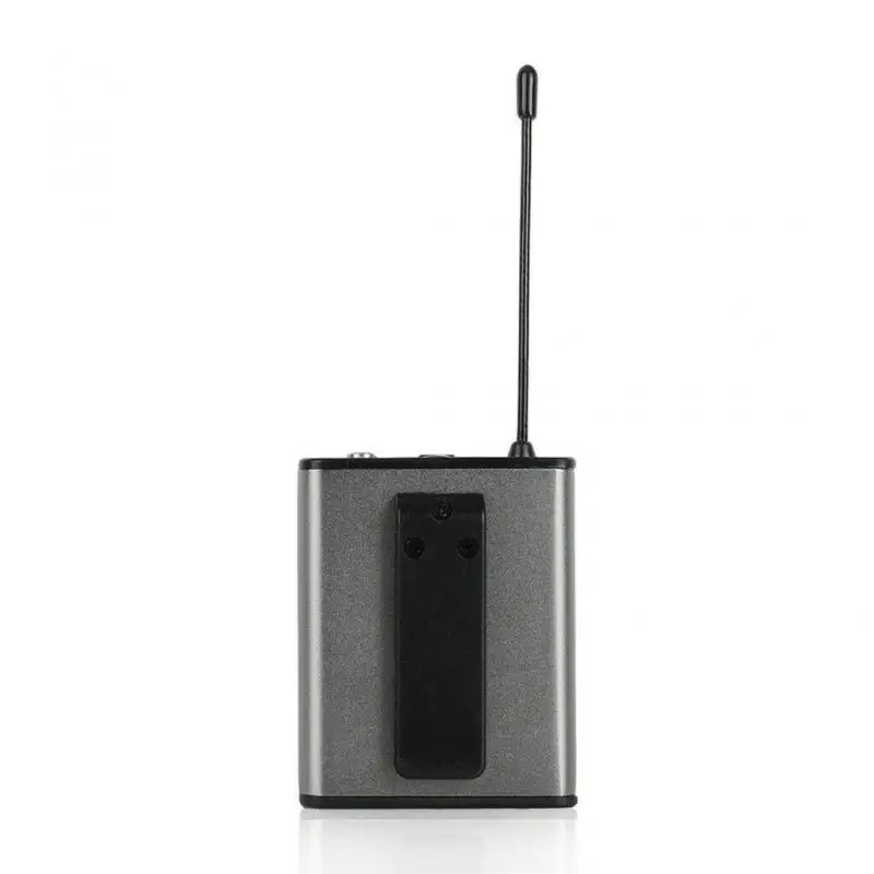 

Wireless System With Headset Mic/Lavalier Lapel Mic Bodypack Transmitters And One Mini Rechargeable Receiver