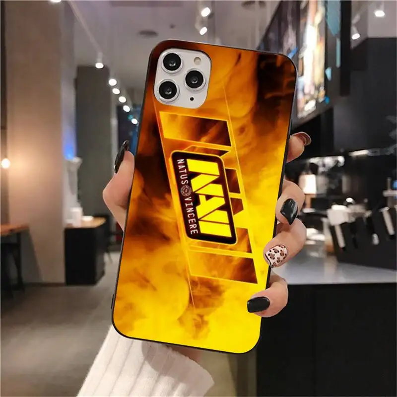 Черный мягкий чехол natus vincere navi для iPhone 11 pro XS MAX 8 7 6 6S Plus X 5S SE 2020 XR|Бамперы| |
