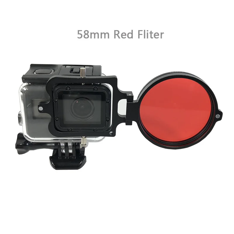 Фильтр для объектива дайвинга подводный фильтр красный 16X макрообъектив 16 раз