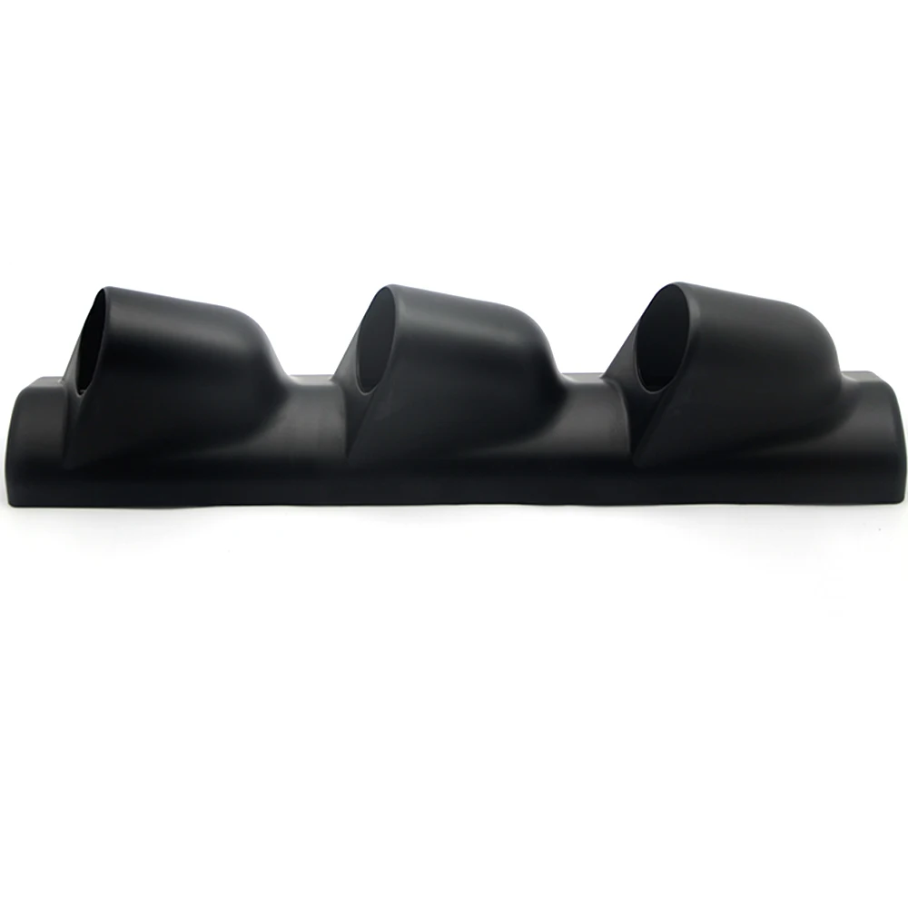 Универсальный черный 2 дюйма 52 мм Автомобильный тройной A-столб отверстия