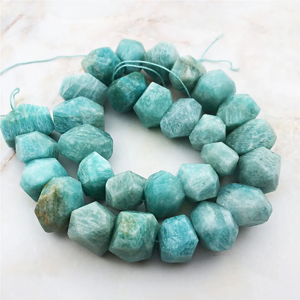 Топ Класс натуральный амазониты каменные бусины ювелирные изделия нерегулярные