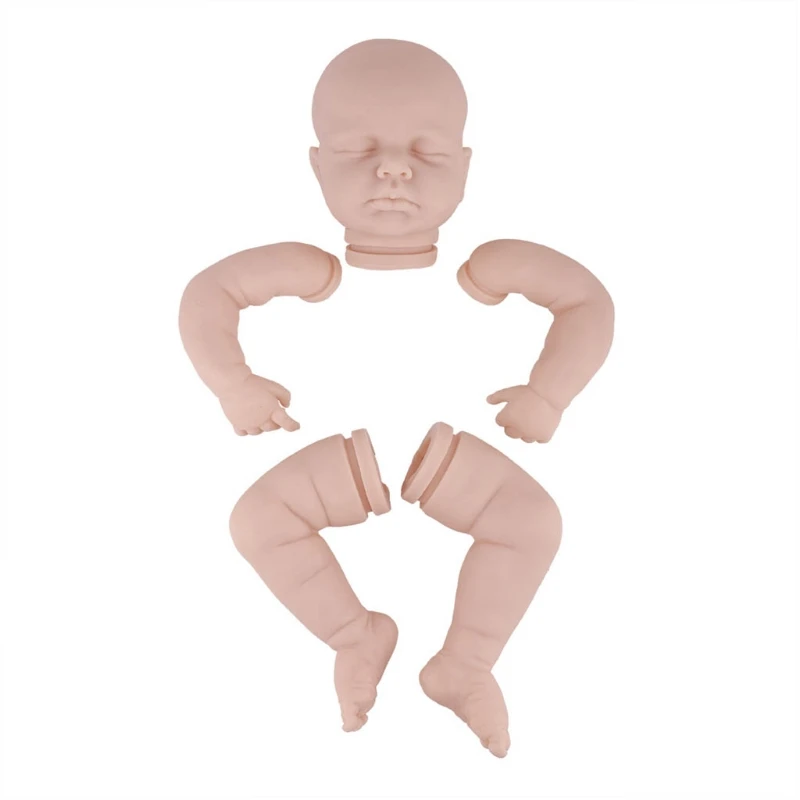 

Реалистичная кукла в комплекте, 20 дюймов, необработанная, незавершенная, для новорожденных, реалистичное тело, мягкие виниловые аксессуары