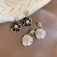 new 925 silver needle temperament flower shape earrings for women korean fashion jewelry unusual earrings accessories for girls
