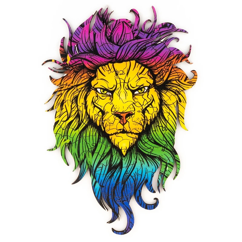 

C5AA 3D Wooden Animal Puzzle Creative Holiday Ornament Hobbyist Collectable Puzzlebox