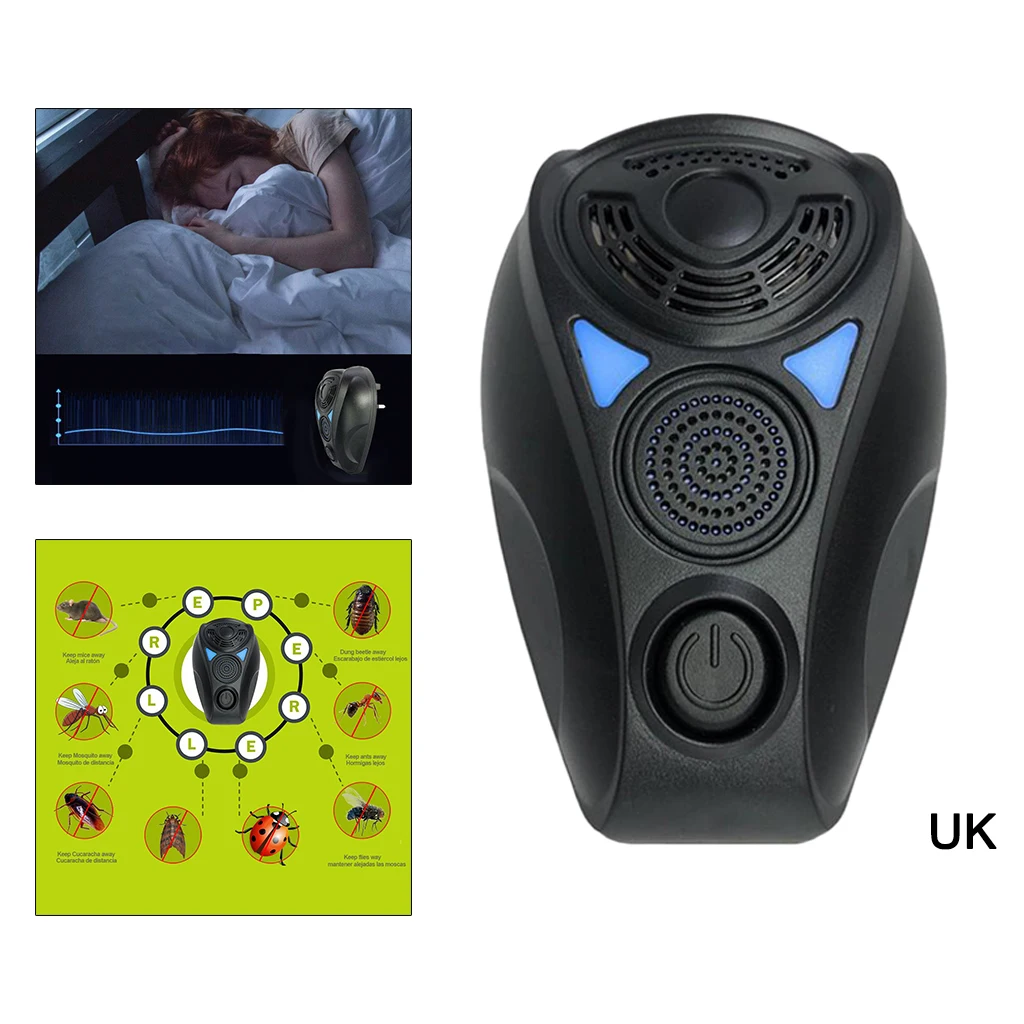 

UKPlug Ultrasonic Repeller Control Electronic Rejector Mouse Rat