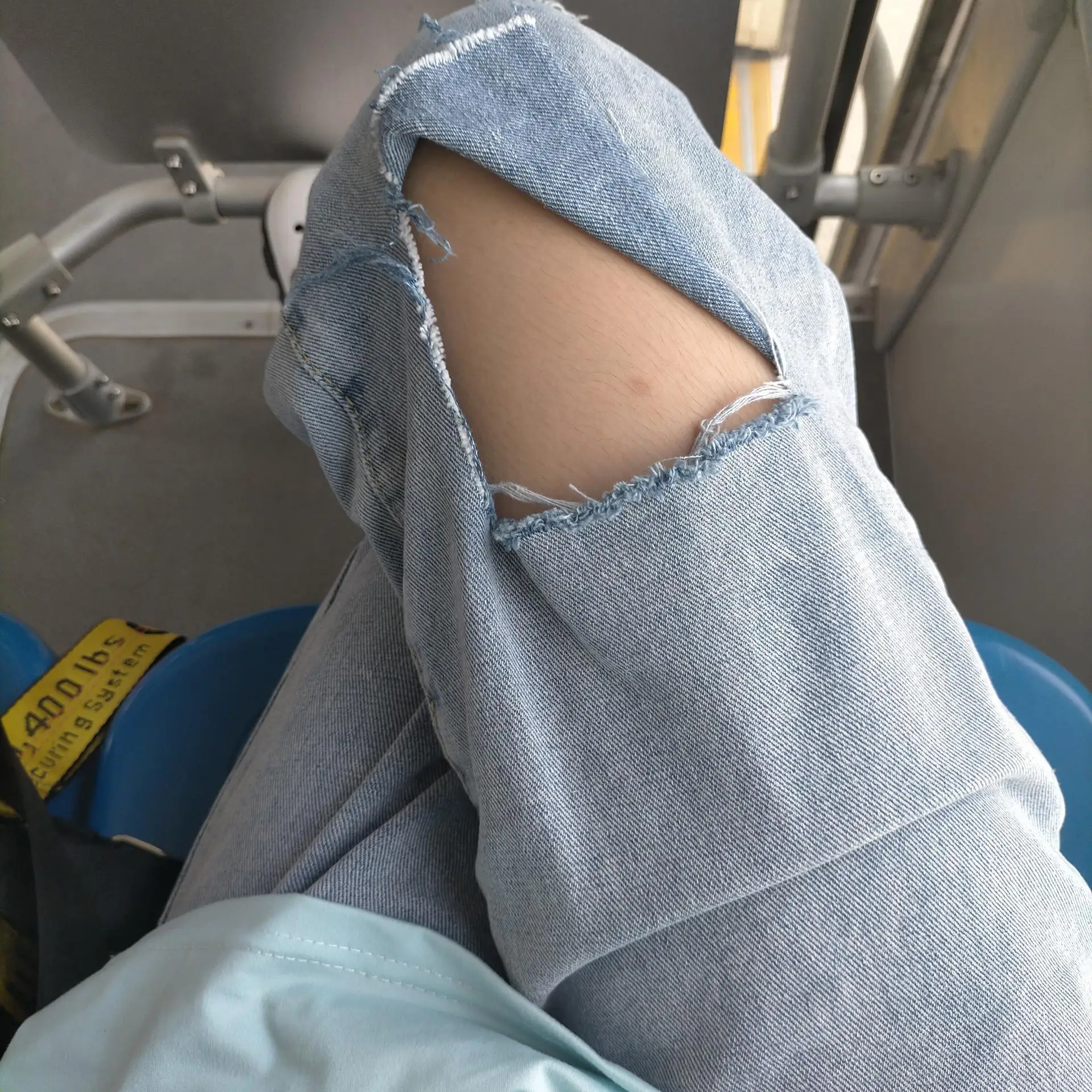 

Jeans Women Blue Denim Plus Size 3XL Hole Ripped Tassel High Waist Vintage Preppy Korean Harajuku Washed Trousers Womens Soft