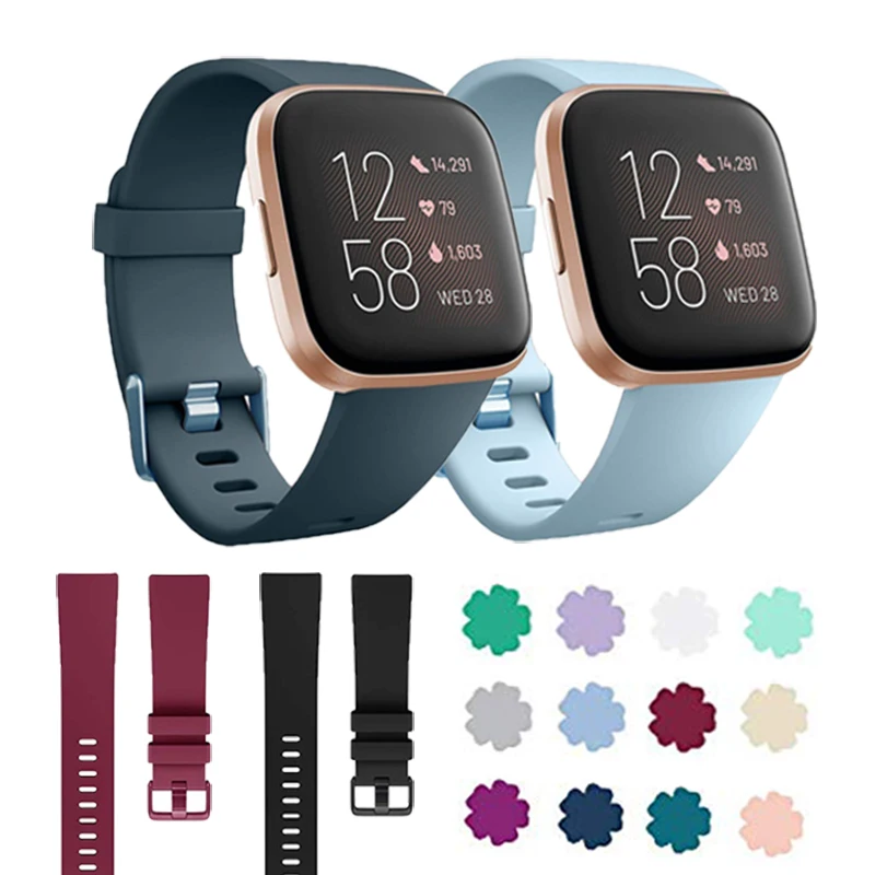 Ремешок для часов Fitbit Versa2 / Versa Lite/Versa мягкий силиконовый сменный Браслет ремешок